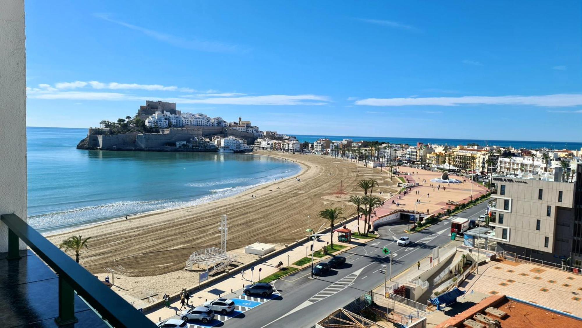 Apartamento Loft Primera Linea De Playa, Vistas Altas Mar Y Castillo Peñíscola Exteriér fotografie